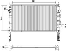 VALEO KÜHLER WASSERKÜHLER