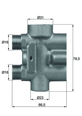 Mahle 75 thermostat - to,